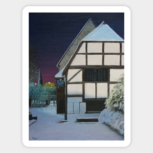 Winter dawn - King John's House Sticker